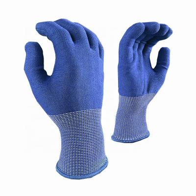 China Blue Color Anti Abrasion Installers Automobile Vinyl Wrapping Hand Gloves for sale