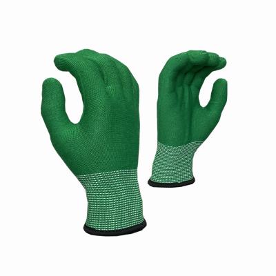 China Factory Gauge Safety Custom High End Seamless Knitted Nylon Gloves Breathable 18 for sale