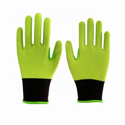 China Smooth Hi Strength Reinforced Fork Smooth and Comfortable Installers Wearing Seamless Vehicle Vinyl Wrap Knit Glove Liner for sale