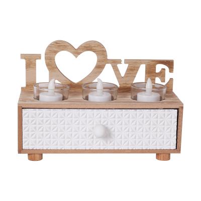 China Wholesale Custom Viable Wooden Jar Wooden Box Home Decor Dressing Table Decorative Gift Storage Boxes For Home for sale