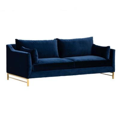 China Modern Adjustable New Design Luxury Chesterfield Velvet Sofa (Other) For Living Room Furniture for sale