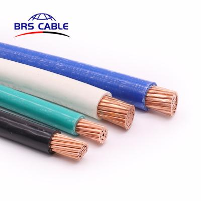 China Construction wire used in building wireconduit and A.W.G. stranded copper nylon electrical cable building wire cable trays 14 THHN THWN-2 for sale