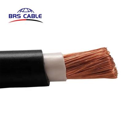 China Standard A.W.G. Conductor Rubber Insulation Flexible Copper Welding Copper Cable high purity 1/0 2/0 3/0 4/0 for sale