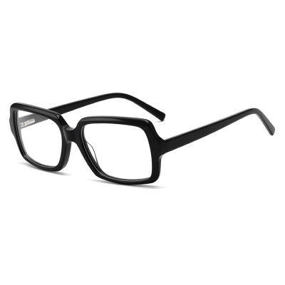 China For Computer Glasses 18221 High Quality Acetate Glasses Frames Fashion Rectangle Frames Eye Glass Women Optical Frames for sale