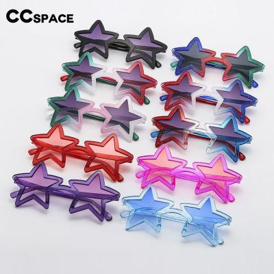 China Fashion sunglasses 18068 new personality fashion multicolor shades star sunglasses shape beach fun party 2022 sunglasses for sale