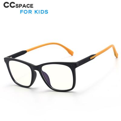 China Optical glasses frame 49350 kids tr90 square frames fashion anti blue computer optical glasses for sale