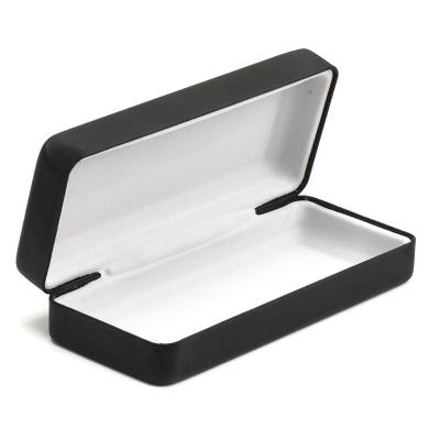 China High Quality Black Square Iron Case For Glasses Brushed Black Cortex Customizable Logo On Case Box BOX for sale