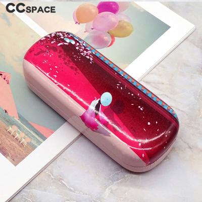 China PU 47481 Fashion Chinese Style Men Women Colorful Glasses Case Box Sunglasses Accessories Optical Reading Glasses Protective Box for sale