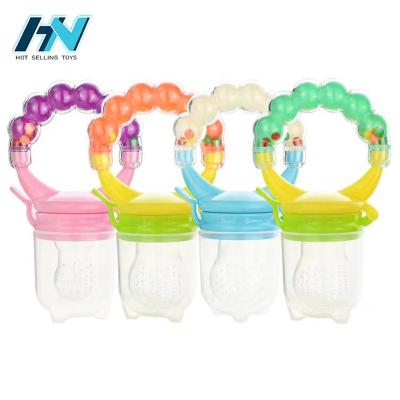 China Eco Friendly Soft Toy Kids Fruit Food Pacifier Feeder Fruit Baby Teether Toy for sale