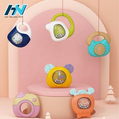 China 4 Piece Gift Toy Set Cute Different Design Baby Rattle Musical Toy for Newborn Baby 3M+ for sale