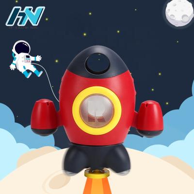 China Bath Toy Kids Bathtub Toys Funny Rocket Shaped Water Shower Toys Baby Bath Toys for sale