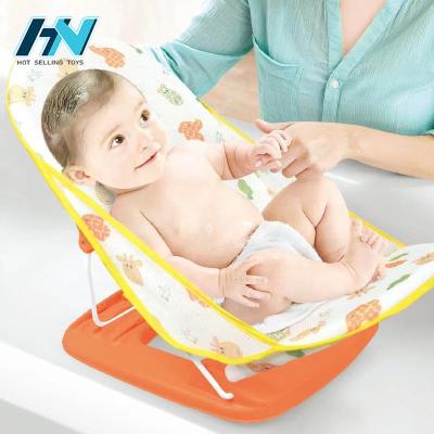 China Help Newborns in Bathing Newborn Baby Use Safety Shower Chair Foldable Baby Bather Seat in Sink or Tub for sale