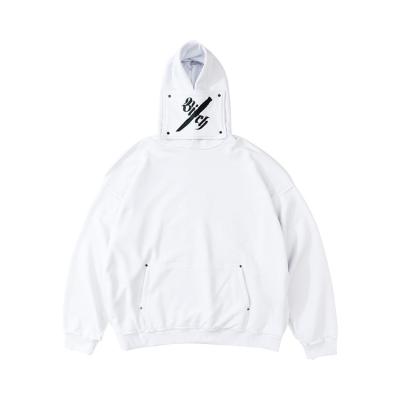 China High quality white hoodies breathable white with msk unisex 100% cotton hoodies wholesale for sale