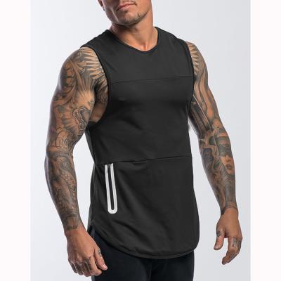 China QUICK DRY Wholesale Men's Bodybuilding Products 95% Cotton Tank Top Bodybuilding Gym Fitness for sale