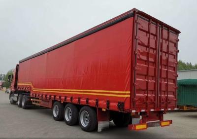 Cina Camion laterale a tenda Semi-remolchio Corridoio scorrevole Container Box Truck Caricamento e scarico rapidi in vendita