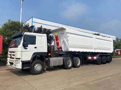 China 35M3 Tipper Trailer Max Payload 30 40 50 Ton 60t 80 Tons Mining Ore Construciton Materials Bauxite Manganese Ore Sand Stones for sale