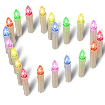 China Birthdays 10 Pack Remote Control Color Changing Candle for Christmas Tree Decoration for sale