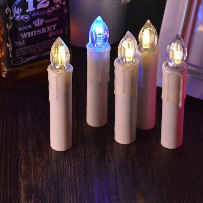 China Christmas Tree Decorating Color Changing LED Christmas Tree Candles With Remote Control And Clip for sale