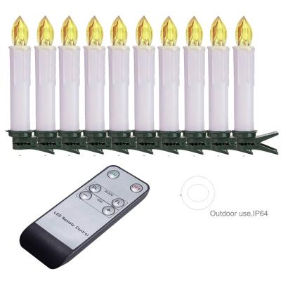 China Wholesale COLOR CHANGING Battery Operated Smokeless Electronic Led Light Candle For Christmas Tree for sale