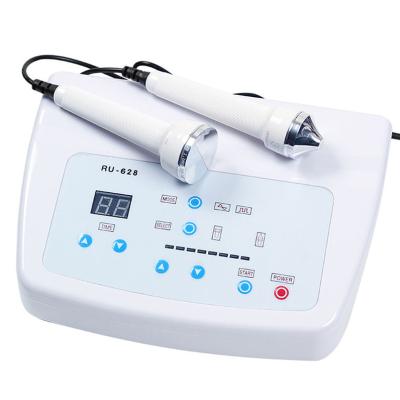 China Wrinkle Remover 2 in 1 Ultrasonic Pain Therapy Facial Massager Skin Probes Ultrasound Body Machine RU 628 for sale