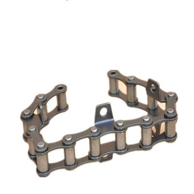 China Steel Agricultural Machinery Parts S C Chain With Attachments For Rice Harvester Combine Tractor Ratovator for sale