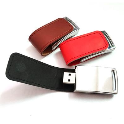 China Laptop & New USB3.0 USB Drive Computer Leather USB Flash Stick Promotional Gift Box for sale