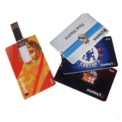 China Laptop & Computer Credit Card USB Flash Drive With Full Color LOGO Print Both Side 4G 8G 16G 32G Promotional Gifts for sale