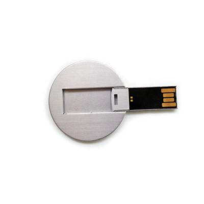 China Laptop & Computer Round Shape Business Card Pen Drive USB Flash Stick Memory 8gb 16gb 32gb for sale