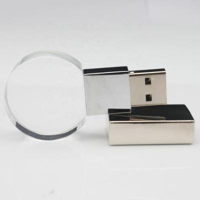 China Laptop & Computer Crystal USB LED Light USB Drive Pen Drive USB Flash Memory Laser Free Logo for sale