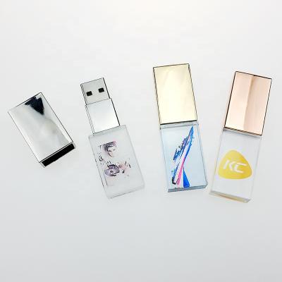 China Laptop & Pen Drive USB Full Color Flash Stick Drive Computer Free Custom 3D LOGO Crystal USB LOGO for sale