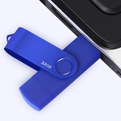 China Pivot OTG Flash Drive 2018 New High Speed ​​And Quality OTG USB3.0 USB Flash Drive For Android for sale