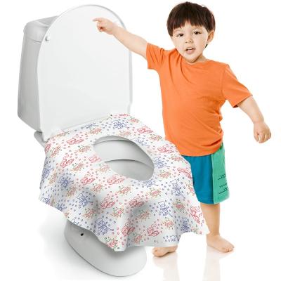 China Waterproof Disposable Toilet Seat Covers 25 Pack Large Disposable Cheaper Travel For Kids And Adults for sale