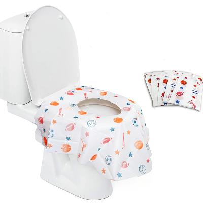 China Toilet Seat Covers Disposable Disposable Toilet Seat Covers for Toilet Mats Travel PE Film Travel Covers for Kids and Adults Potty for sale