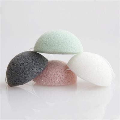 China 2019 hot sale natural biodegradable gently facial massage cleansing konjac sponge for sale