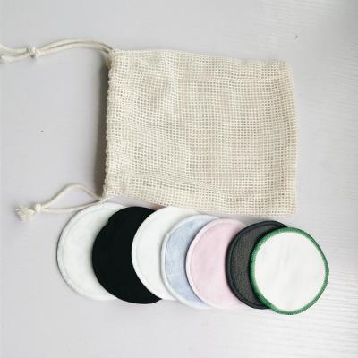 China Ultra Soft Washable Cotton Makeup Pad Reusable Makeup Remover Environmentally Friendly Protection for sale