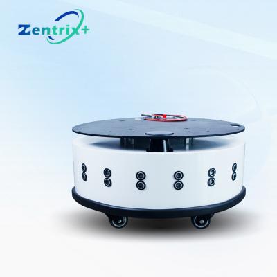 China Wifi High configuration Automated Guided Robot Car Chassis Sending Goods Wheel AGV Cart Platform for sale