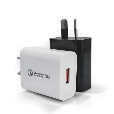 China AU 5v3a High Quality QC 3.0 Wall Charger Plug Fast Charging USB Wall Charger Cable Charger For iPhone for sale