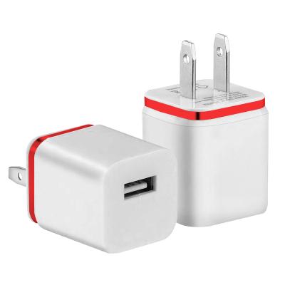 China 2021 Mobile Phone New Arrival US Customized Logo Charger Plug 5V USB Wall Charger For iPhone Charger Cable for sale