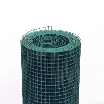 China Green corrosion resistance pvc coated welded wire mesh fence panel gi wire mesh iron net for road mesh for sale