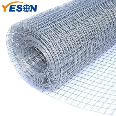 China Corrosion Resistance YESON Galvanized Welded Iron Wire Mesh 50x50 1x1 5x5 4x4 Welded Wire Mesh Fence for sale