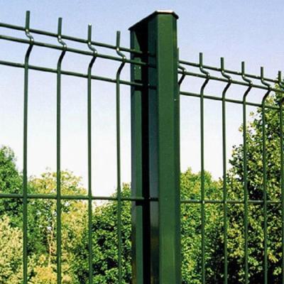 China Easily Assembled Green Safety 3d Bend Curved Welded Wire Mesh Fence for sale