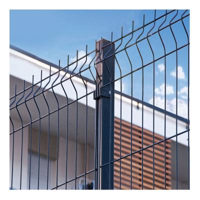 China Factory Assembled Easily Manufacturer Hot-dipped Galvanized Outdoor Garden Welded Wire Mesh 3d Curved Fence Panel for sale