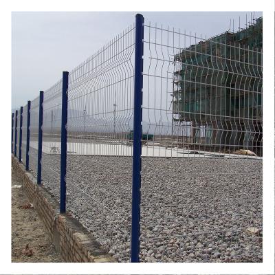 China Best Selling Easy Assembled Easy Installation Garden Security Perimeter 3d Curved Wire Mesh Peach Shape Post Fence for sale