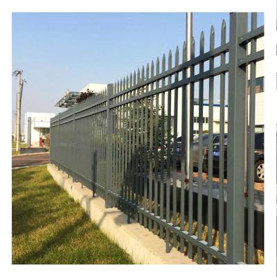 China Wholesales Best Price Easily Assembled Ornamental Powder Coated Used Wrought Iron Fencing for sale