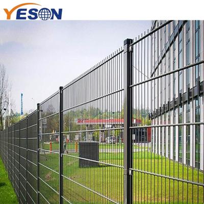 China Easily Assembled Road Warehouse Security Wire Fencing Guardrail 2d Double Wire Mesh 656 for sale