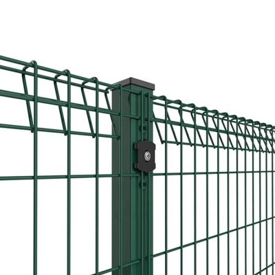 China Manufacturing Easily Assembled Prices Galvanized Steel Welded PVC Welded Wire Mesh Fence 50mmx100mm for sale