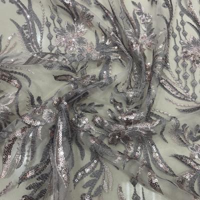 China 3D Newcomers Design Dress Making Lace Fabric Professional Custom Embroidered Net Fabric for sale