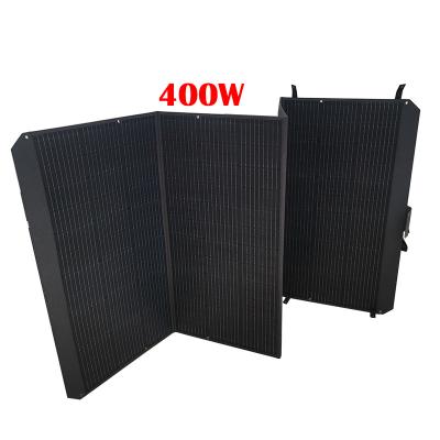 China For Multiple Brands and Models 400W Power Station Foldable Portable Outdoor Camping Charger Single Crystal 139.6v Solar Panel for sale