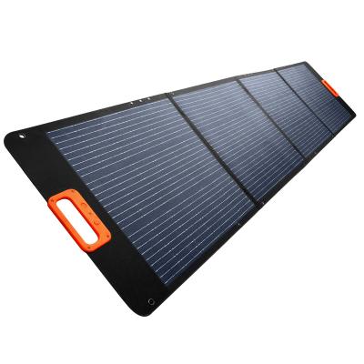 China For Multiple Brands and Models 200W Crystal Solar Folding Panel Outer Hot Selling Simple Waterproof Solar Panel Storage Power Station Folding Solar Panel for sale