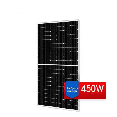 China Half Piece Module 450W All Black Monocrystalline Solar Panel Silicon 450W Single Solar Panel FS450W-4 for sale